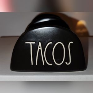 Rae Dunn Black Taco Holder